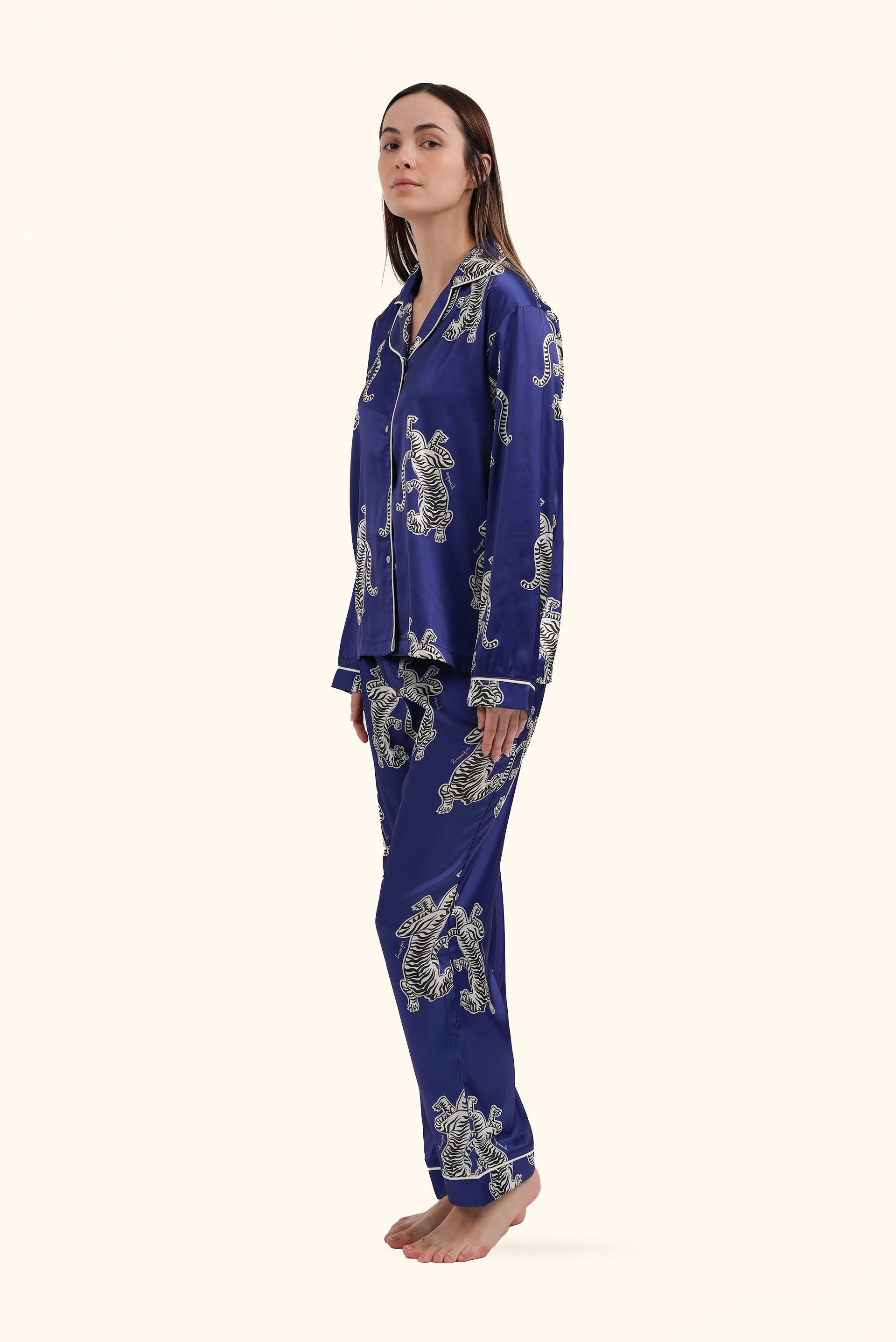 Tiger Luxe Blue Set