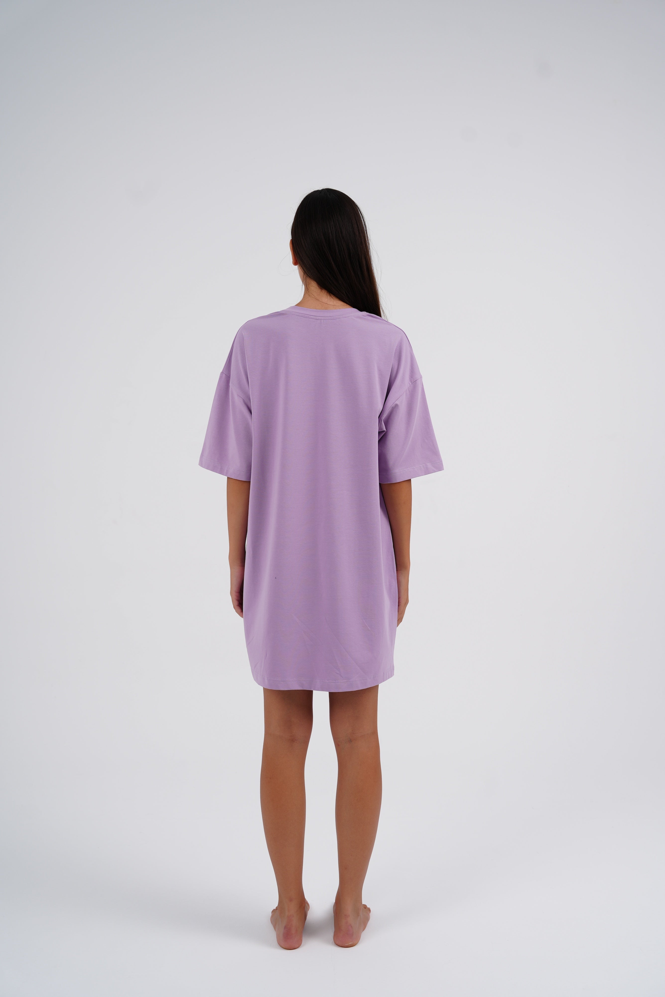 Lilac Shell Sleeping Shirt