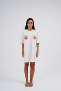 White Shell Sleeping Shirt