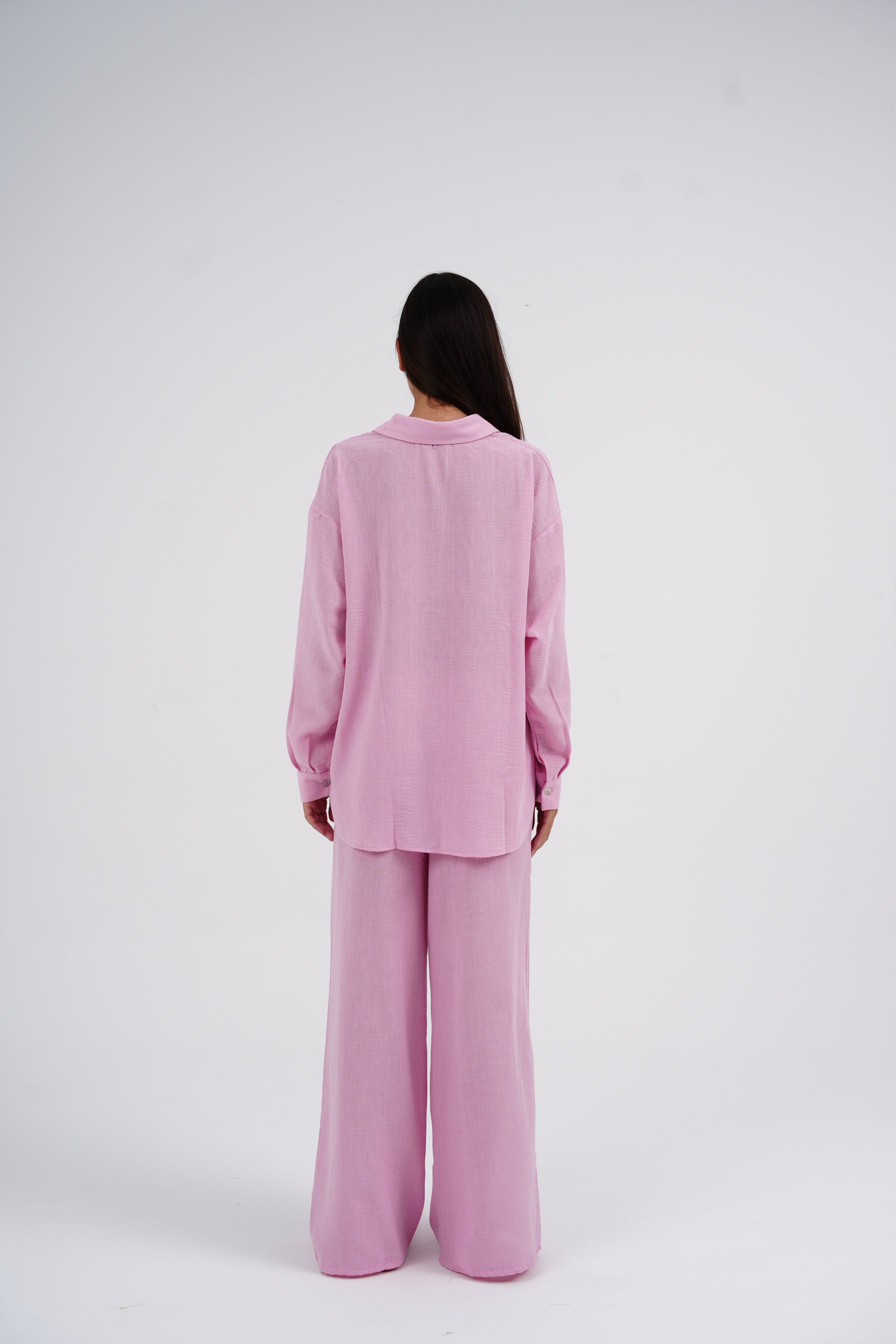 Bloom Pink Linen Set