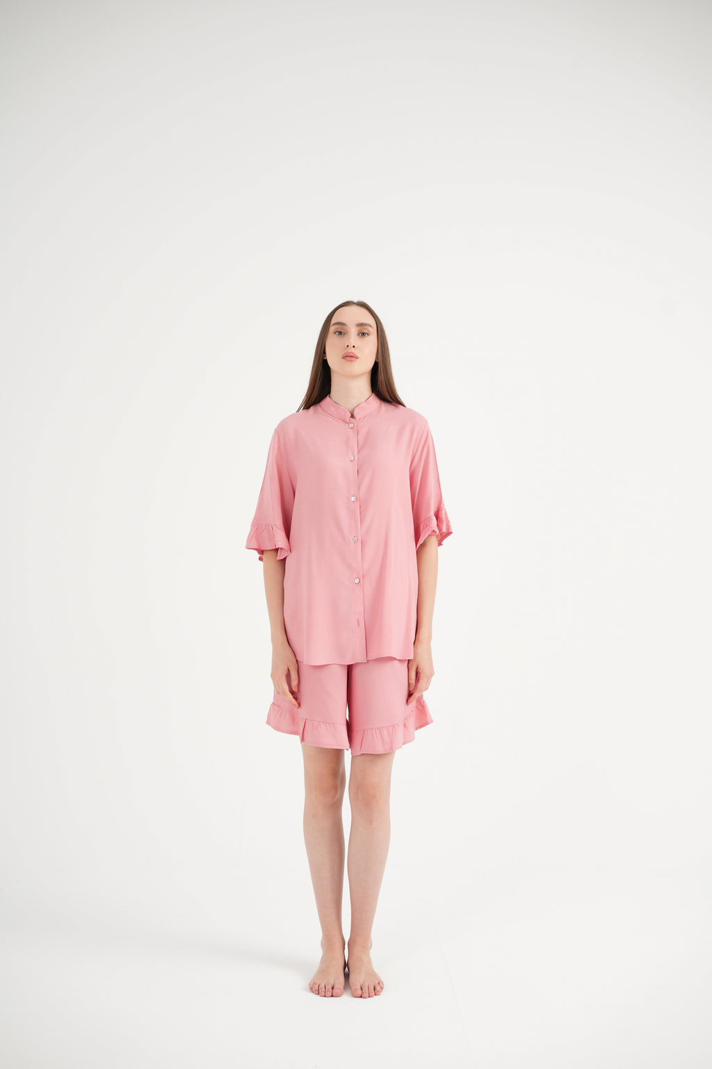 Suzi Dusty Pink Shorts Set