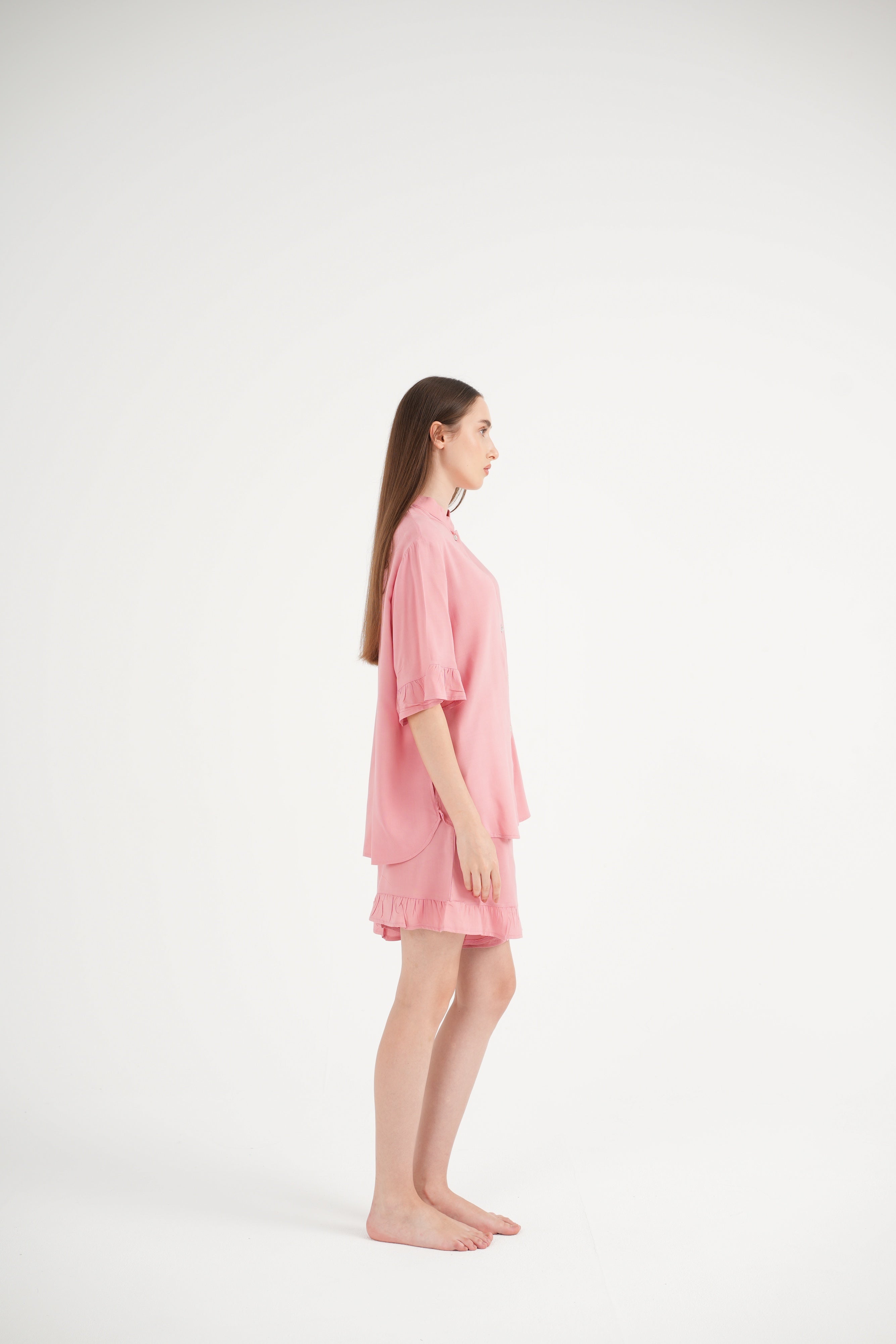 Suzi Dusty Pink Shorts Set