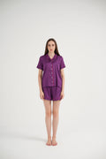 Mia Purple Shorts Set