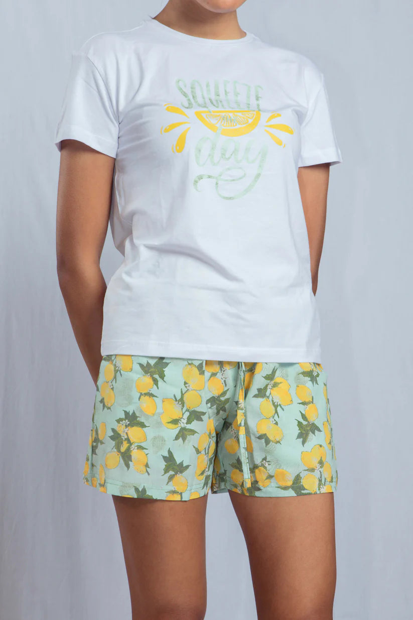 Squeeze The Day Shorts Set