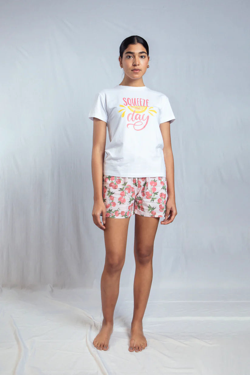 Squeeze The Day Shorts Set